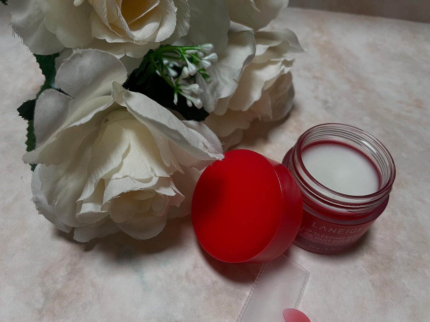 ぱすかる on LIPS 「ラネージュリップスリーピングマスクペパーミント〈リップマスク〉..」(3枚目)