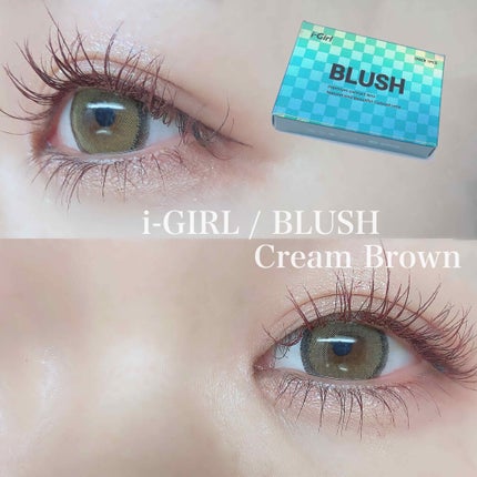 BLUSH/CLARA CONTACT/カラーコンタクトレンズを使ったクチコミ(1枚目)