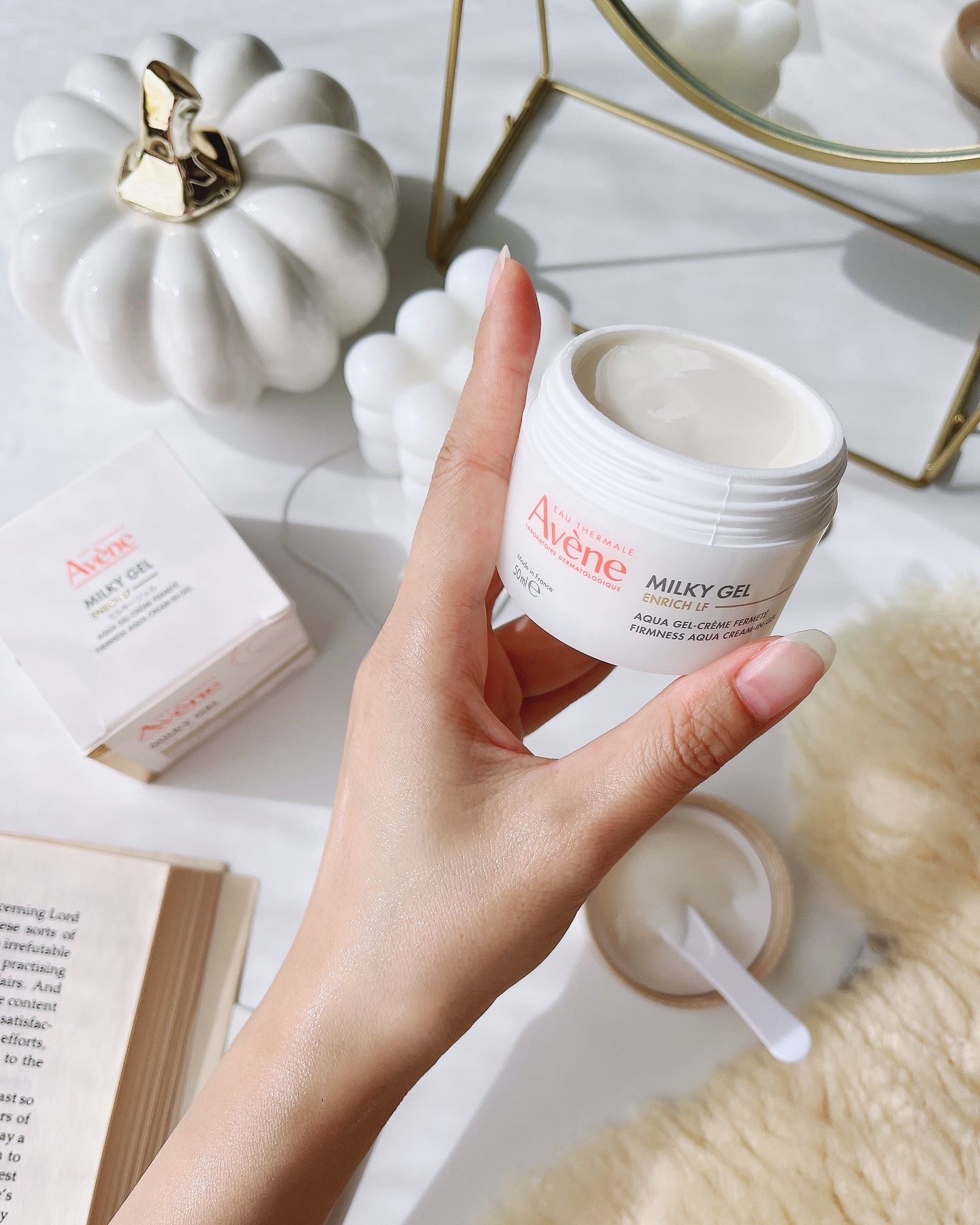 ミルキージェル エンリッチ LF/アベンヌ/フェイスクリームを使ったクチコミ（3枚目）