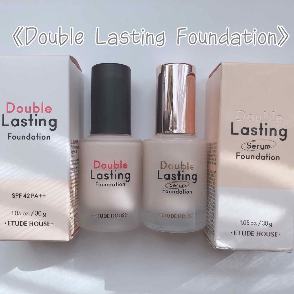 ダブルラスティング セラムファンデーション/ETUDE/リキッドファンデーションを使ったクチコミ（1枚目）