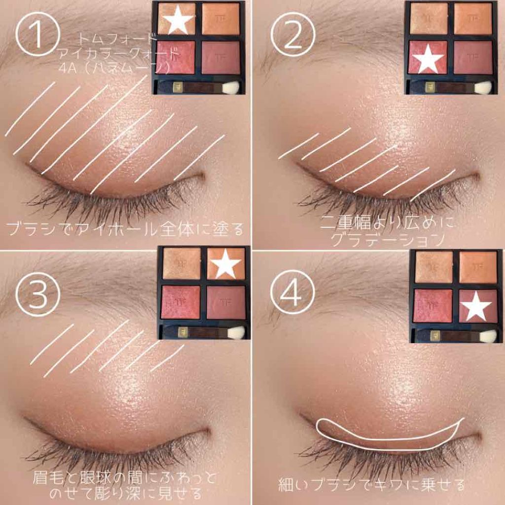 アイ カラー クォード/TOM FORD BEAUTY/アイシャドウパレットを使ったクチコミ（3枚目）