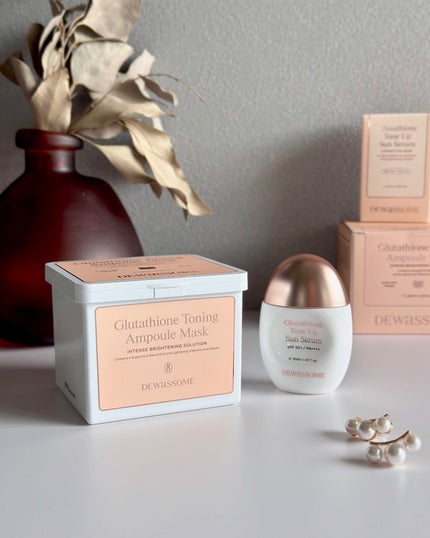 グルタチオントーンアップサンセラム/DEWASSOME/日焼け止めクリームを使ったクチコミ(1枚目)