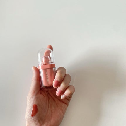 ジェルフィットティント パンプキンジェリー/AMUSE/リップティントを使ったクチコミ(2枚目)