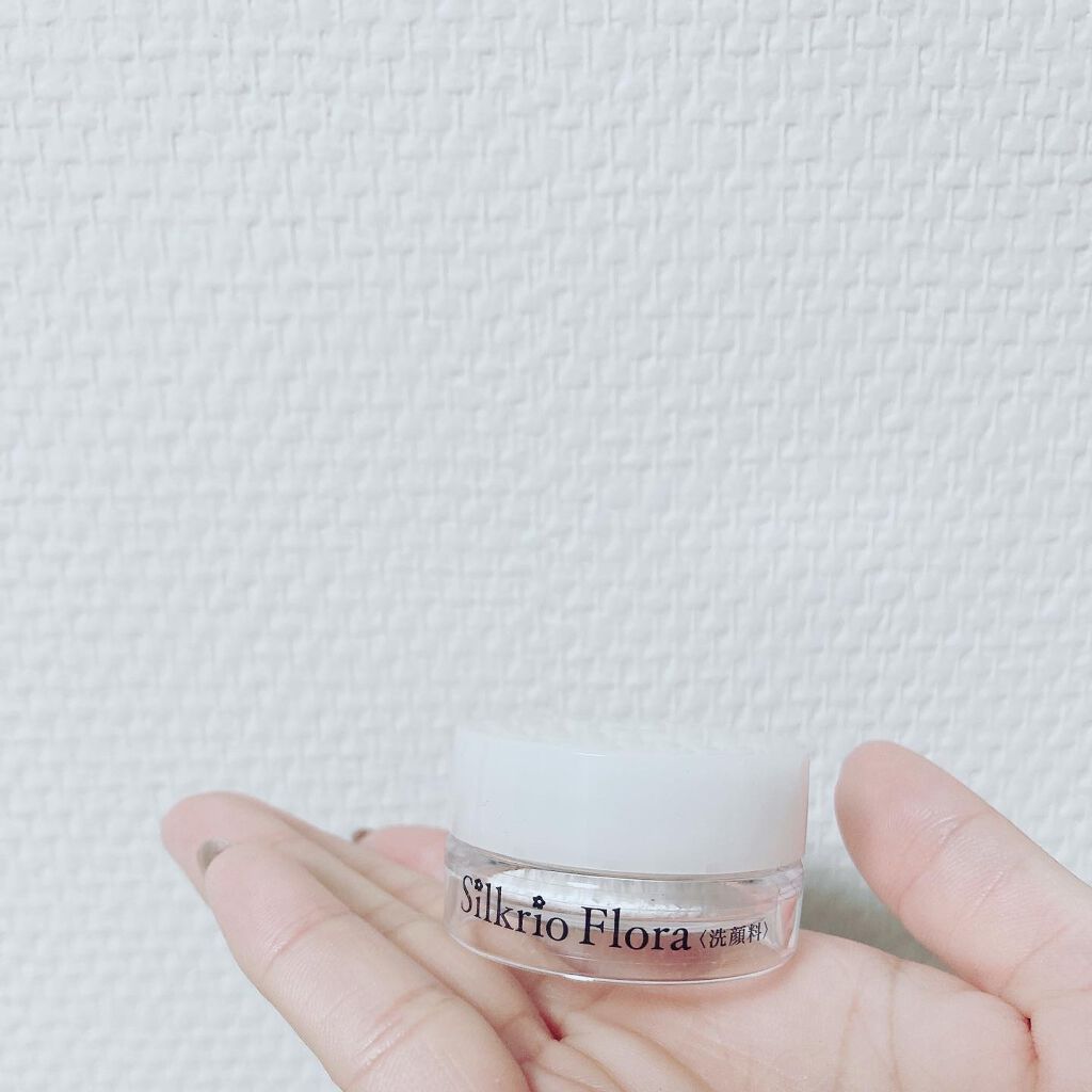 シルクリオ フローラ  洗顔お試し３点セット/ホロスリン製薬/トライアルキットを使ったクチコミ（2枚目）