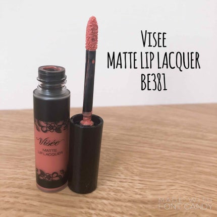 マットリップラッカー/Visée/口紅を使ったクチコミ(1枚目)