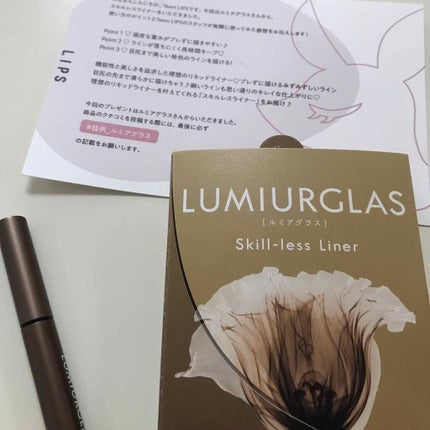 スキルレスライナー/LUMIURGLAS/リキッドアイライナーを使ったクチコミ(1枚目)