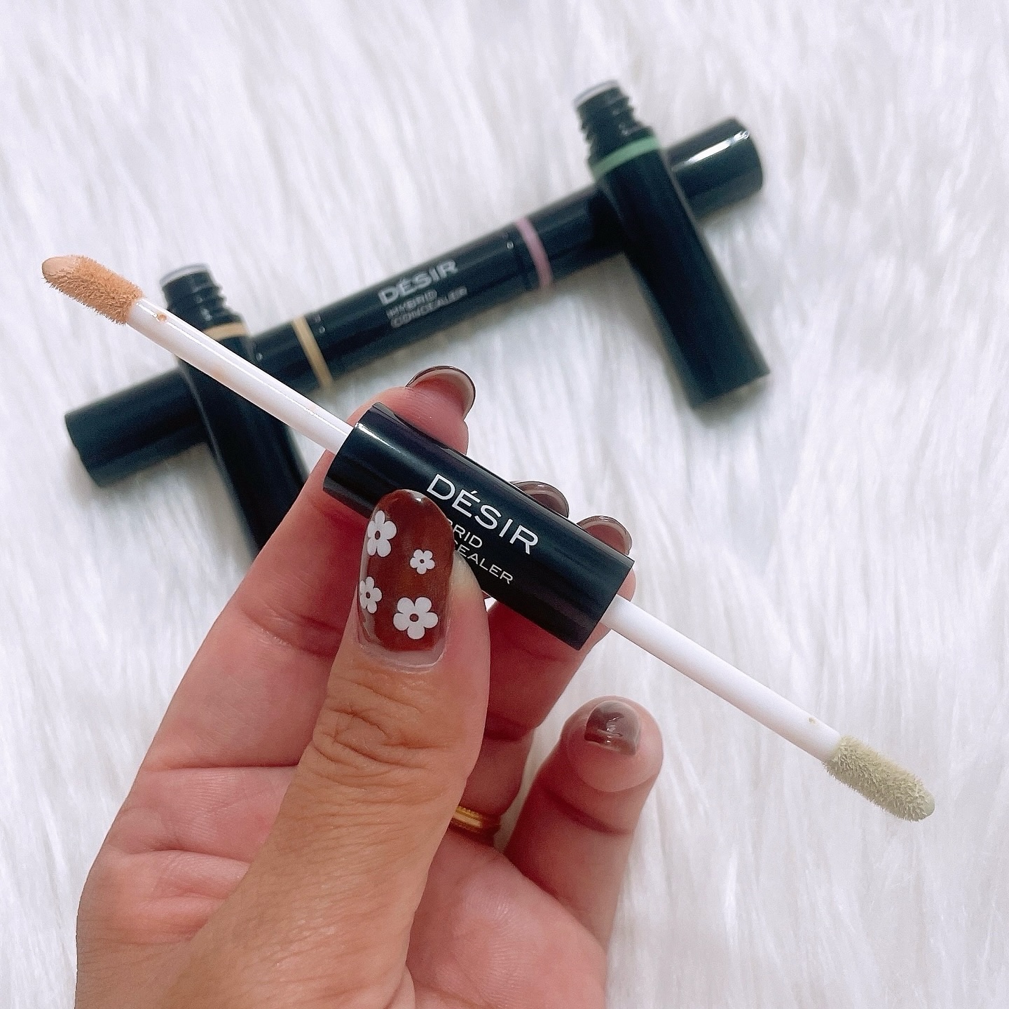 アヴァンセ デジール ハイブリッドコンシーラー ベージュ／ミント/アヴァンセ/スティックコンシーラーを使ったクチコミ（2枚目）