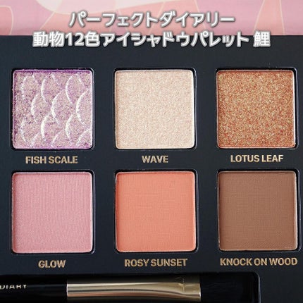 エクスプローラ12色 動物アイシャドウパレット/PERFECT DIARY/アイシャドウパレットを使ったクチコミ(7枚目)