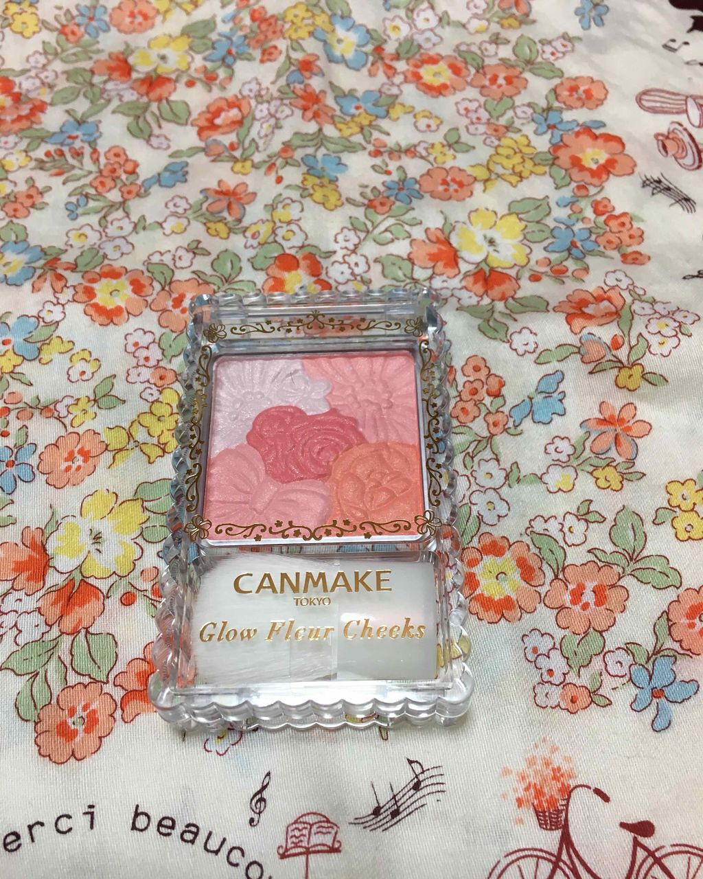グロウフルールチークス/キャンメイク/パウダーチークを使ったクチコミ（1枚目）