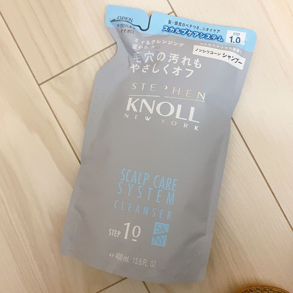 スカルプケアシステム クレンザー/ハイドレーター ハイドレーター詰替用 400ml/スティーブンノル ニューヨーク/市販シャンプーを使ったクチコミ（1枚目）