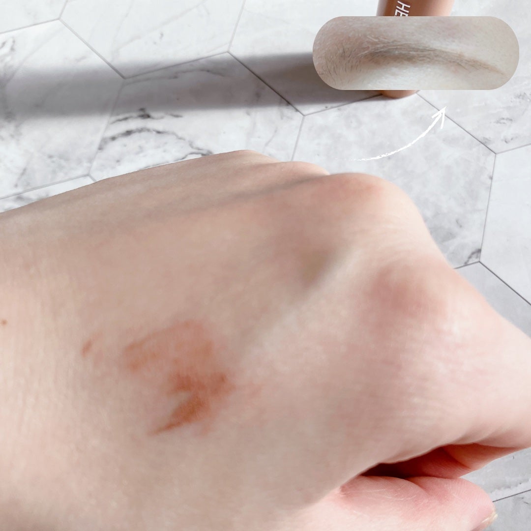 カラーリングアイブロウ マイクロ/ヘビーローテーション/眉マスカラを使ったクチコミ(3枚目)