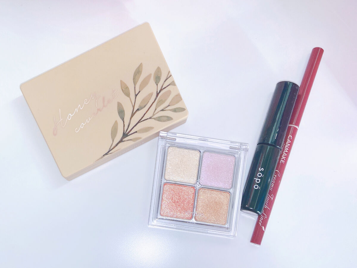 ハニーカバーレットアイシャドウパレット /moonshot/アイシャドウパレットを使ったクチコミ（1枚目）