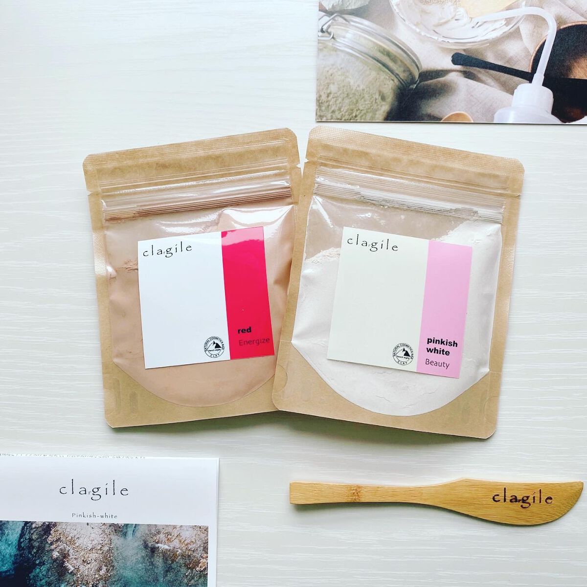 clargile pinkish White/clargile/洗い流すパック・マスクを使ったクチコミ（1枚目）