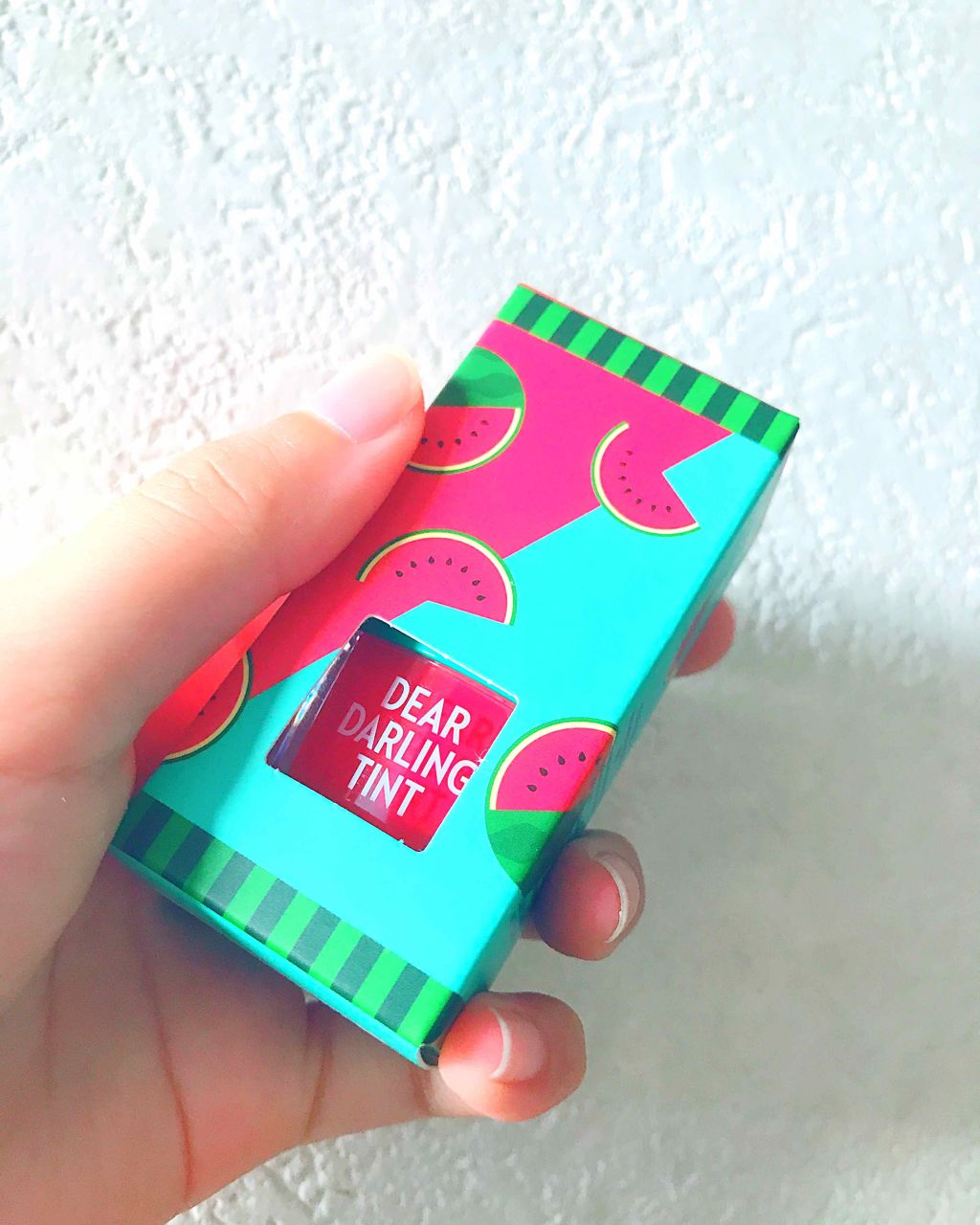 ディアダーリン ウォータージェルティント （アイスティント）/ETUDE/口紅を使ったクチコミ（2枚目）