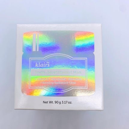 フレッシュリージュースドビタミンEマスク(90g)/Klairs/フェイスクリームを使ったクチコミ(4枚目)