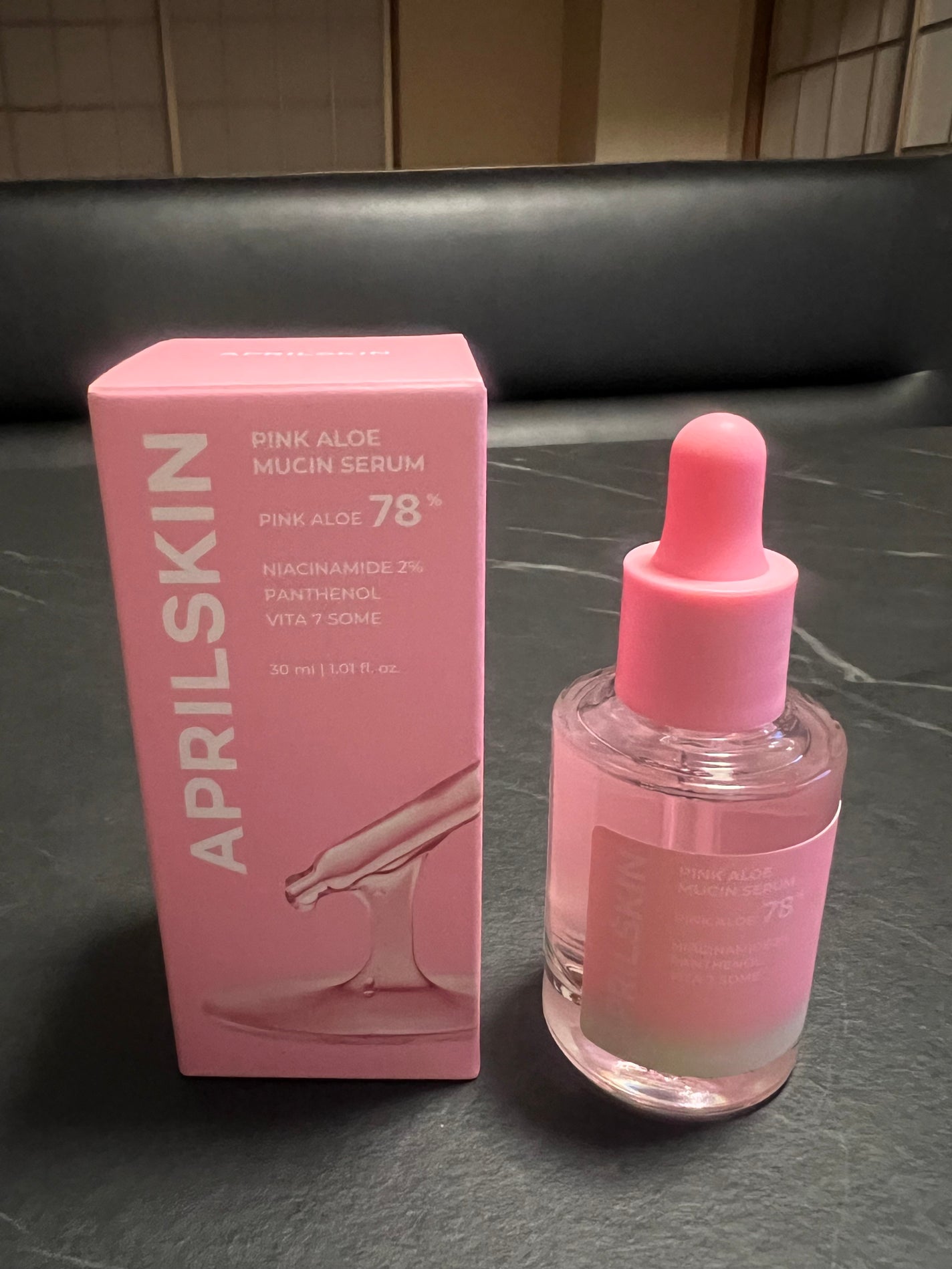 ピンクアロエムチンセラム/APRILSKIN/美容液を使ったクチコミ(1枚目)