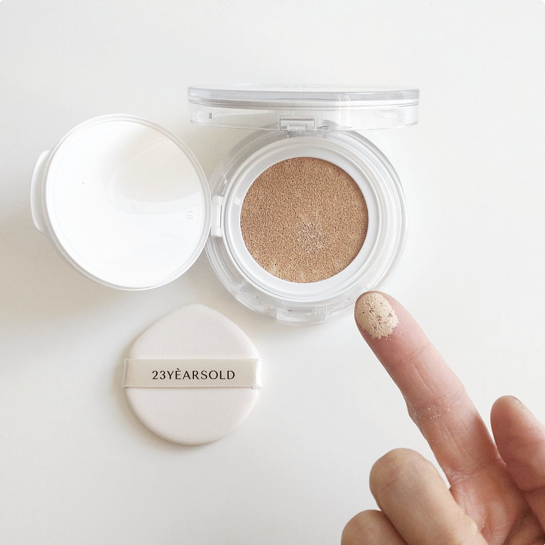 ハートリーフシーンカバークッション/23years old/クッションファンデーションを使ったクチコミ（2枚目）