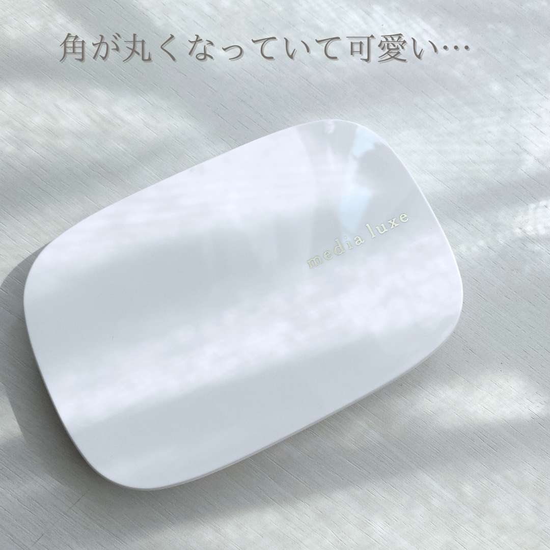 パウダーファンデーション/media luxe/パウダーファンデーションを使ったクチコミ（1枚目）