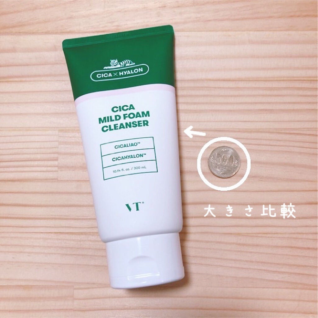 CICA マイルドフォームクレンザー/VT/洗顔フォームを使ったクチコミ(1枚目)
