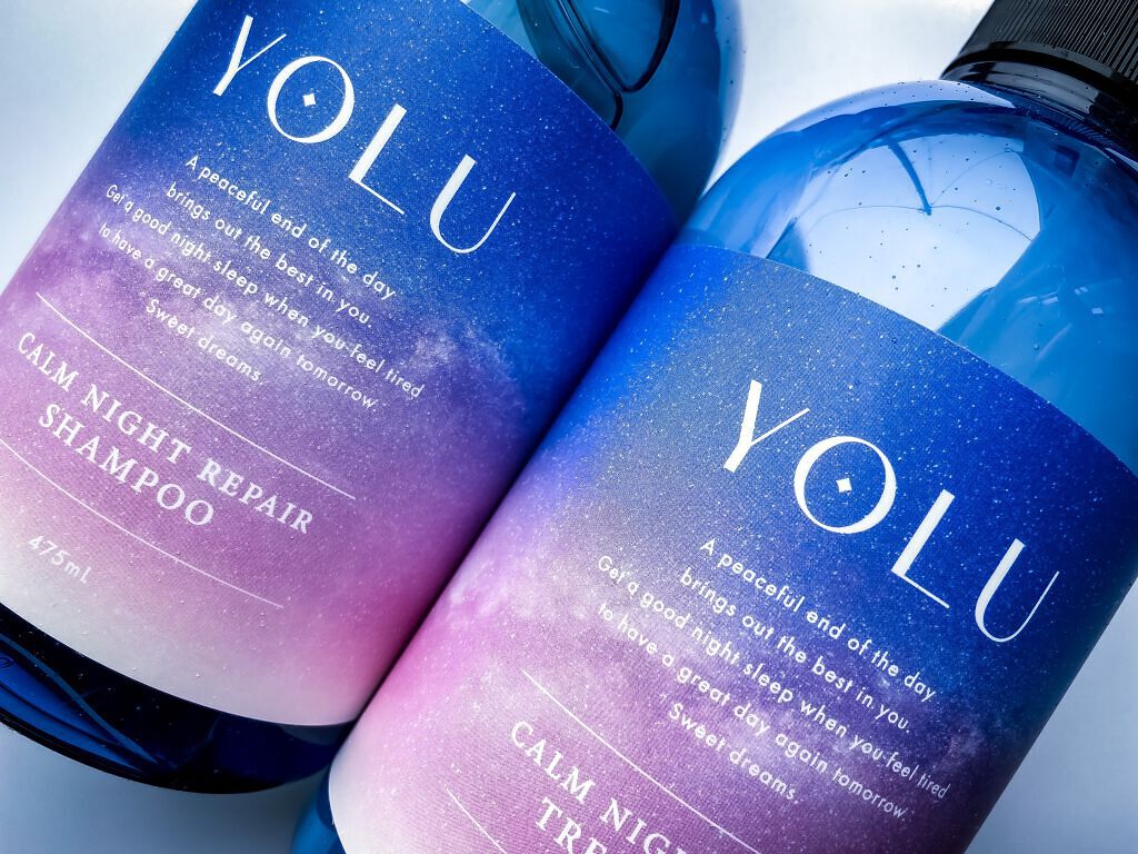 カームナイトリペアシャンプー／トリートメント/YOLU/市販シャンプーを使ったクチコミ（2枚目）