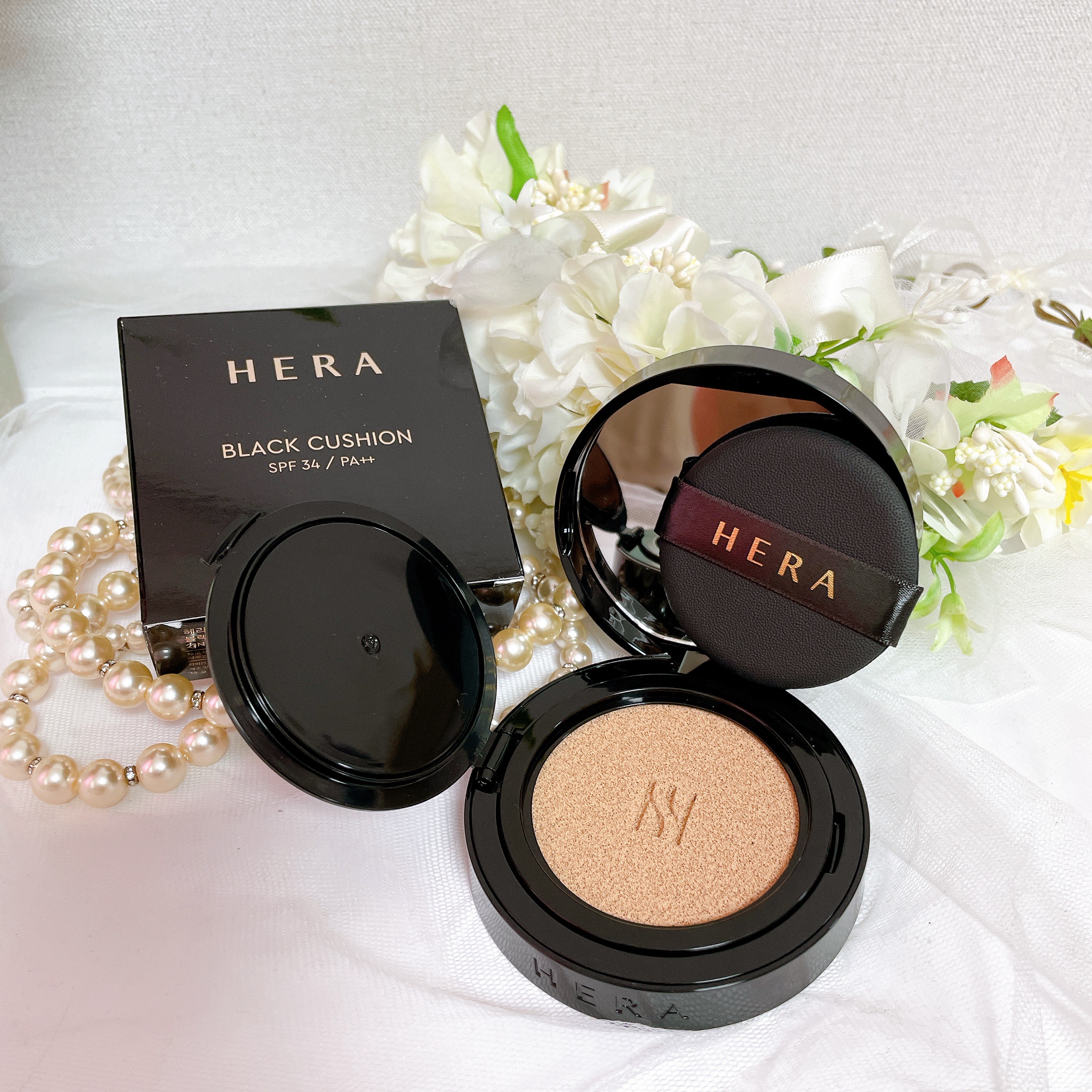 ブラック クッション/HERA/クッションファンデーションを使ったクチコミ（3枚目）