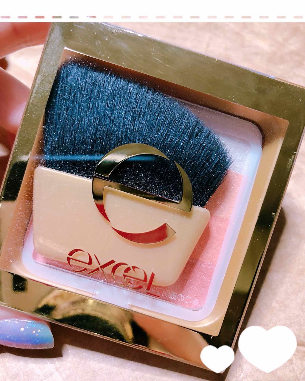 グラデーションチーク N/excel/パウダーチークを使ったクチコミ(1枚目)