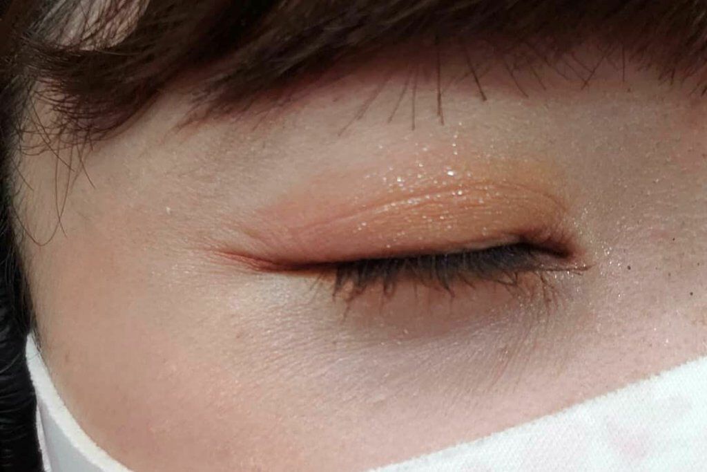 パウダー キス アイシャドウ/M・A・C/単色アイシャドウを使ったクチコミ（3枚目）