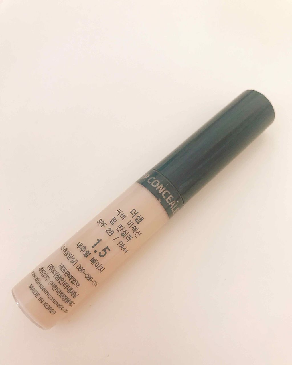 カバーパーフェクション チップコンシーラー/the SAEM/リキッドコンシーラーを使ったクチコミ(2枚目)