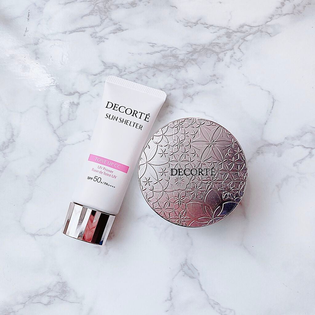 サンシェルター トーンアップCC/DECORTÉ/CCクリームを使ったクチコミ(3枚目)