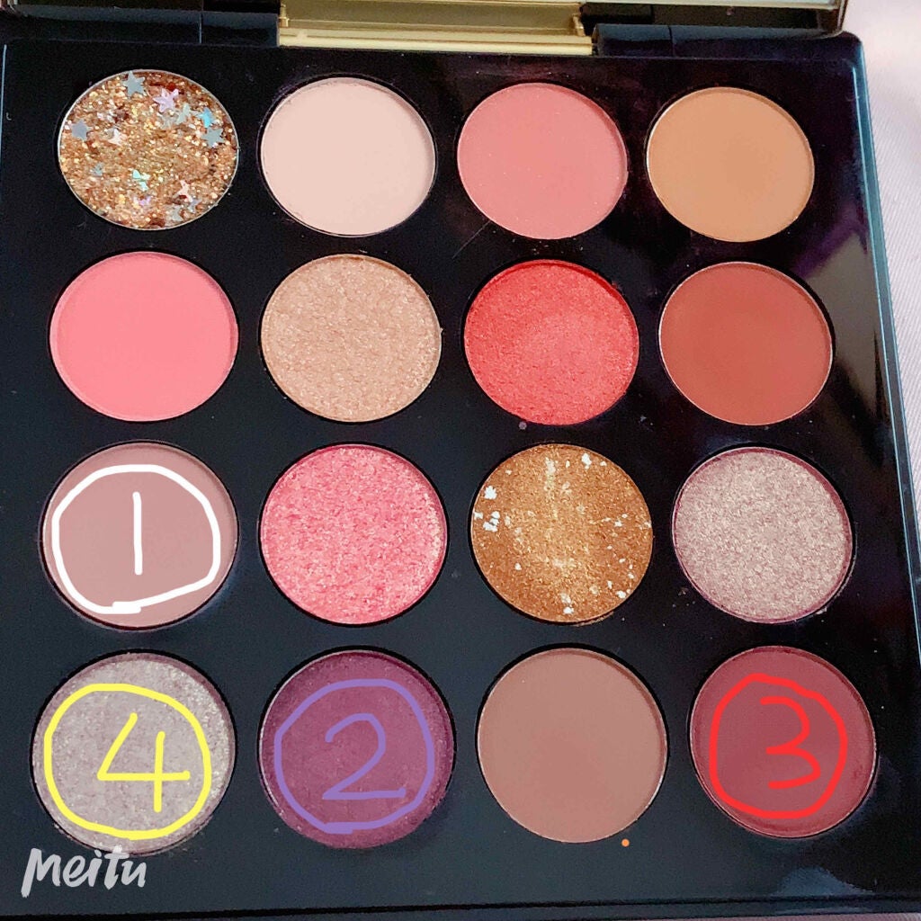 大英博物館 エジプトシリーズ アイシャドウパレット/ZEESEA/アイシャドウパレットを使ったクチコミ(3枚目)