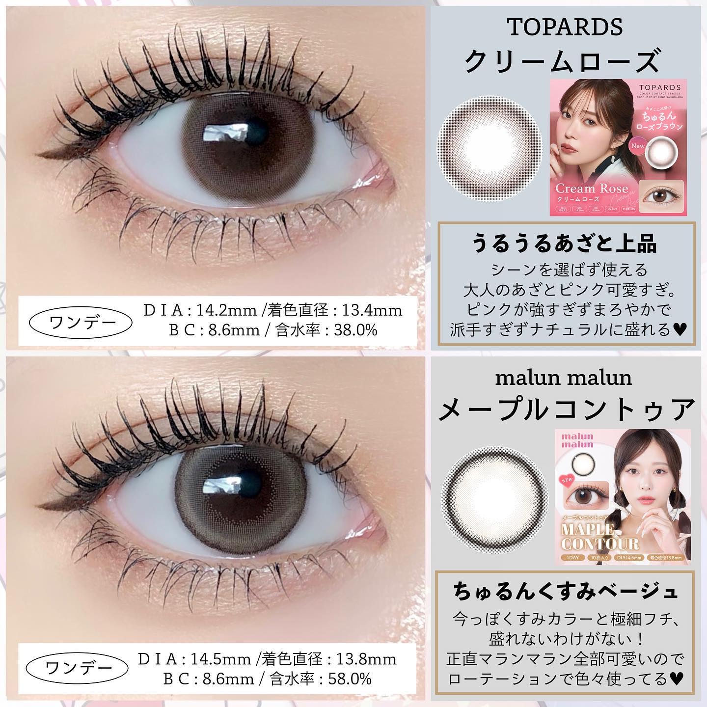 トリコニナル ワンデー トリコベージュ/トリコニナル/ワンデー（１DAY）カラコンを使ったクチコミ（3枚目）