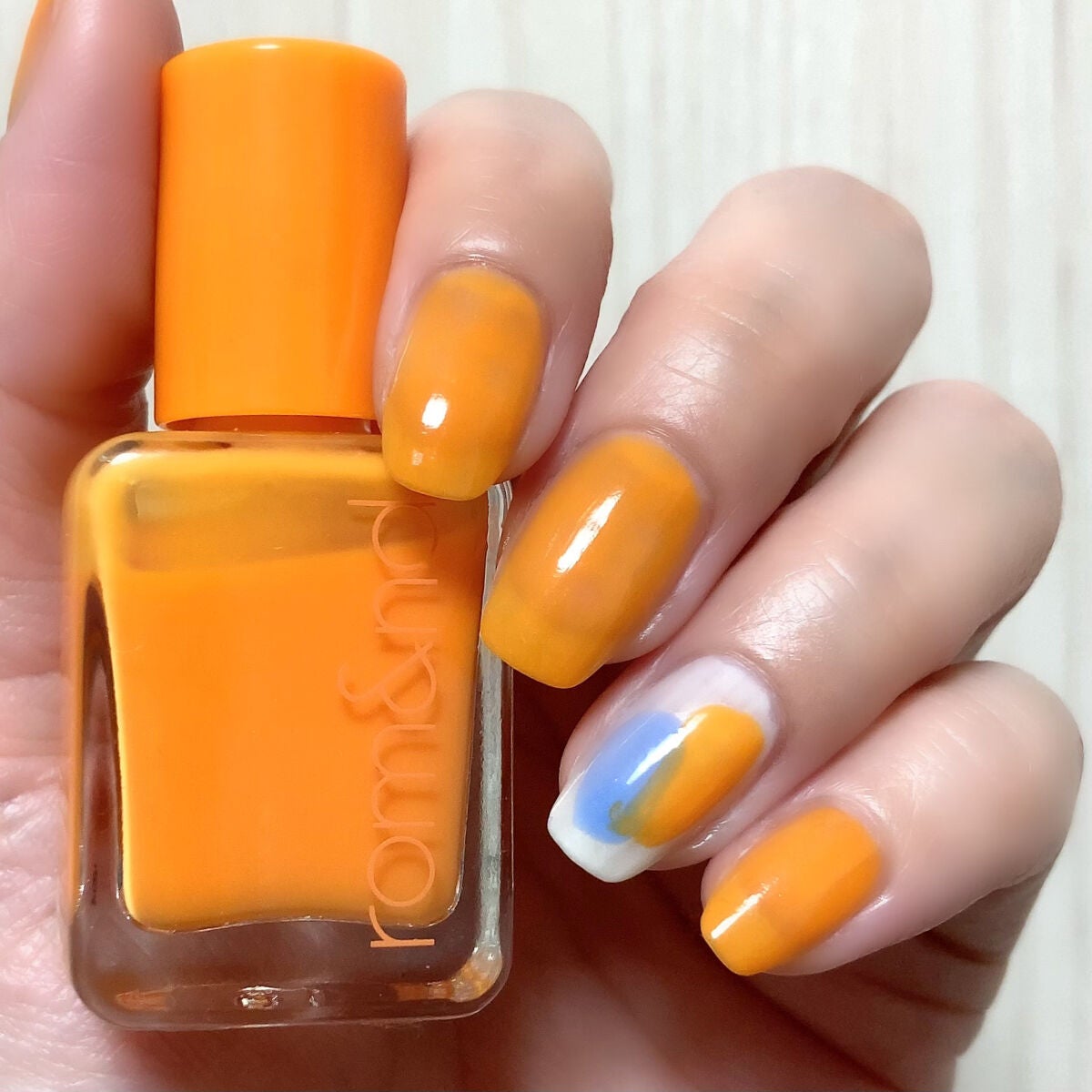 ムードペブルネイル/rom&nd/マニキュアを使ったクチコミ(2枚目)