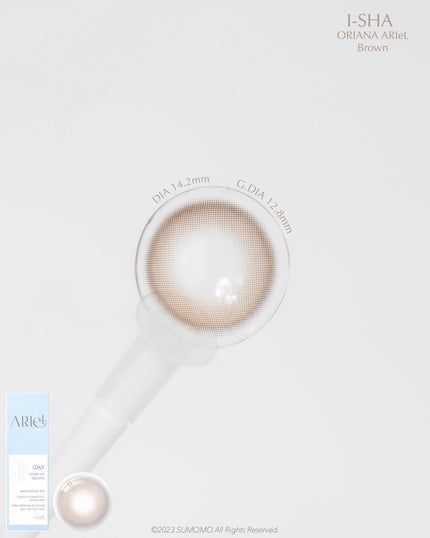 ORIANA ARIEL/i-sha/カラーコンタクトレンズを使ったクチコミ(4枚目)