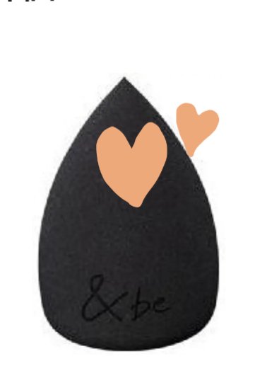 &be ブラックスポンジ ネオンスポンジセット/＆be/パフ・スポンジを使ったクチコミ（1枚目）