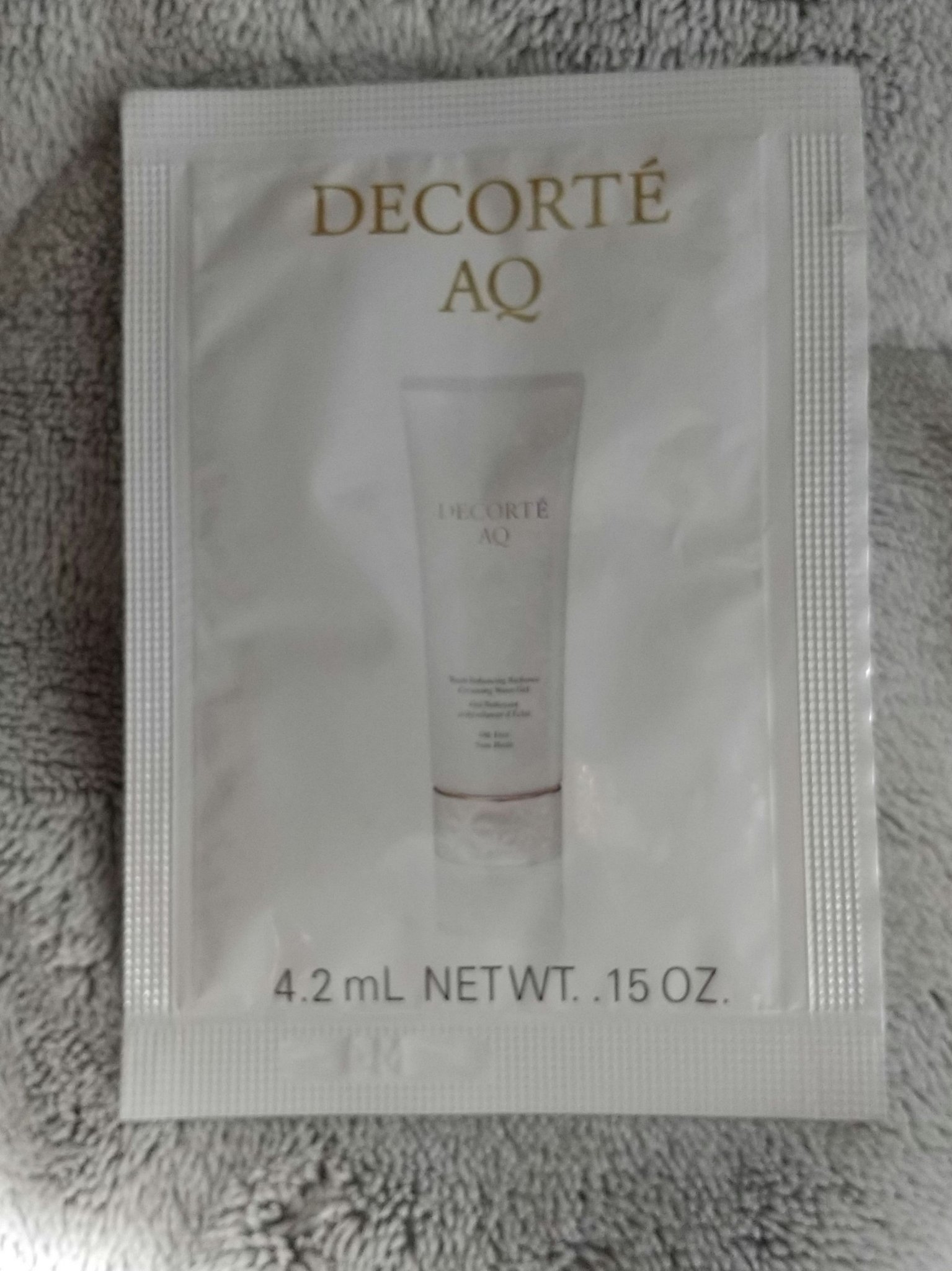 AQ ラディアンス ウォータリー ジェル クレンジング/DECORTÉ/クレンジングジェルを使ったクチコミ（1枚目）