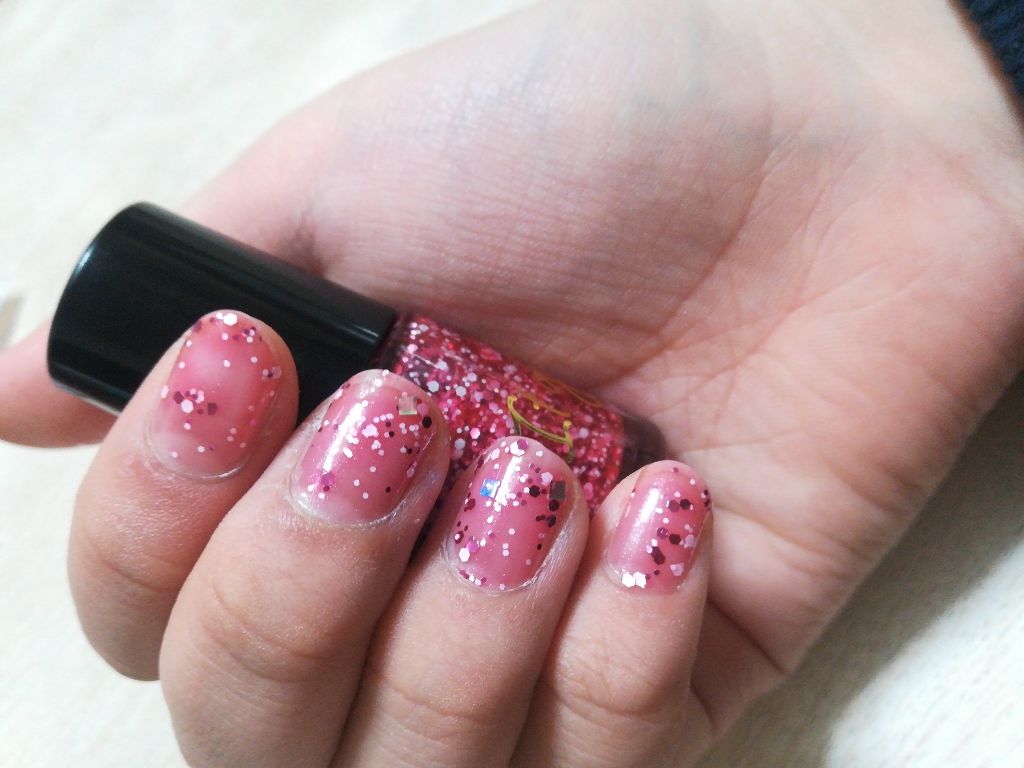 ITGグリッターネイル/DAISO/マニキュアを使ったクチコミ(2枚目)