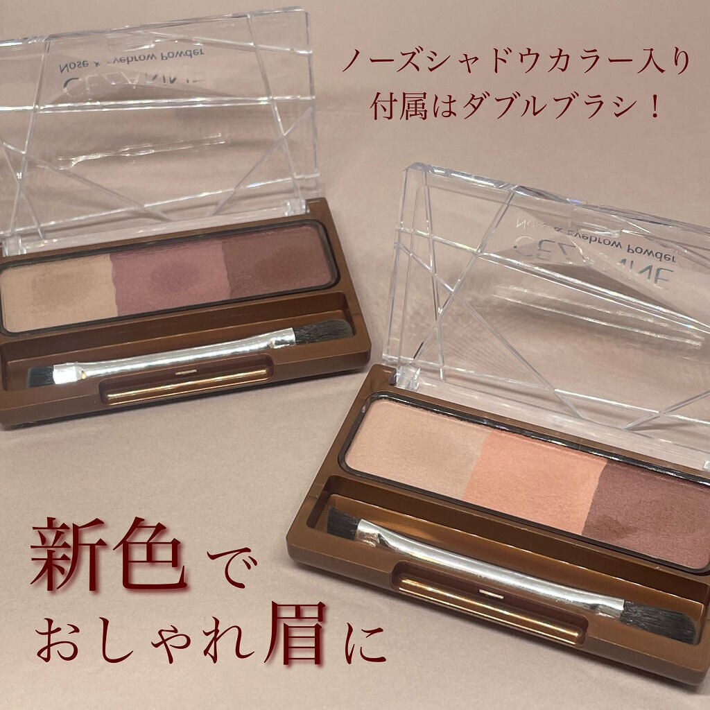 ノーズ&アイブロウパウダー/CEZANNE/パウダーアイブロウを使ったクチコミ(1枚目)