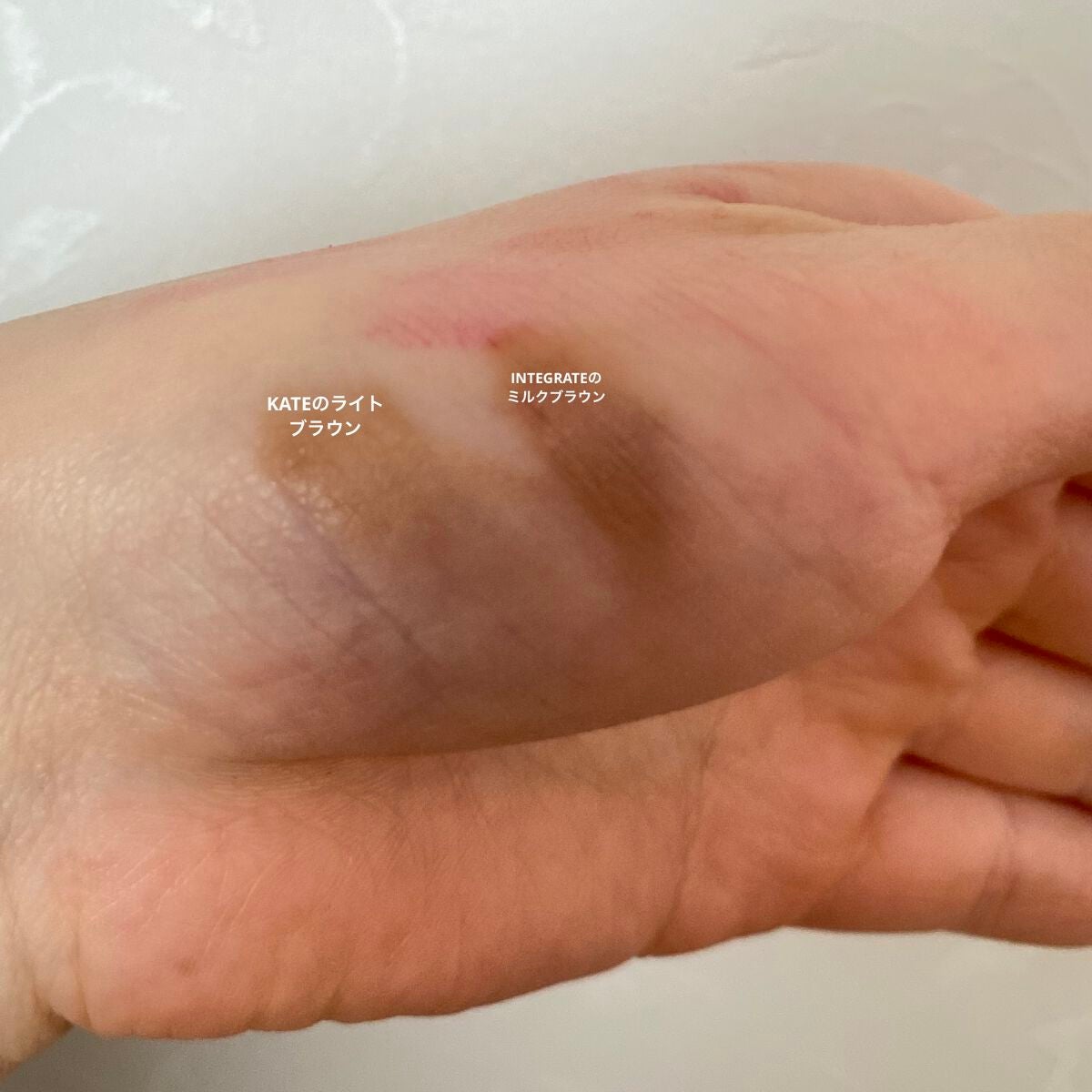ニュアンスアイブローマスカラ/インテグレート/眉マスカラを使ったクチコミ(2枚目)