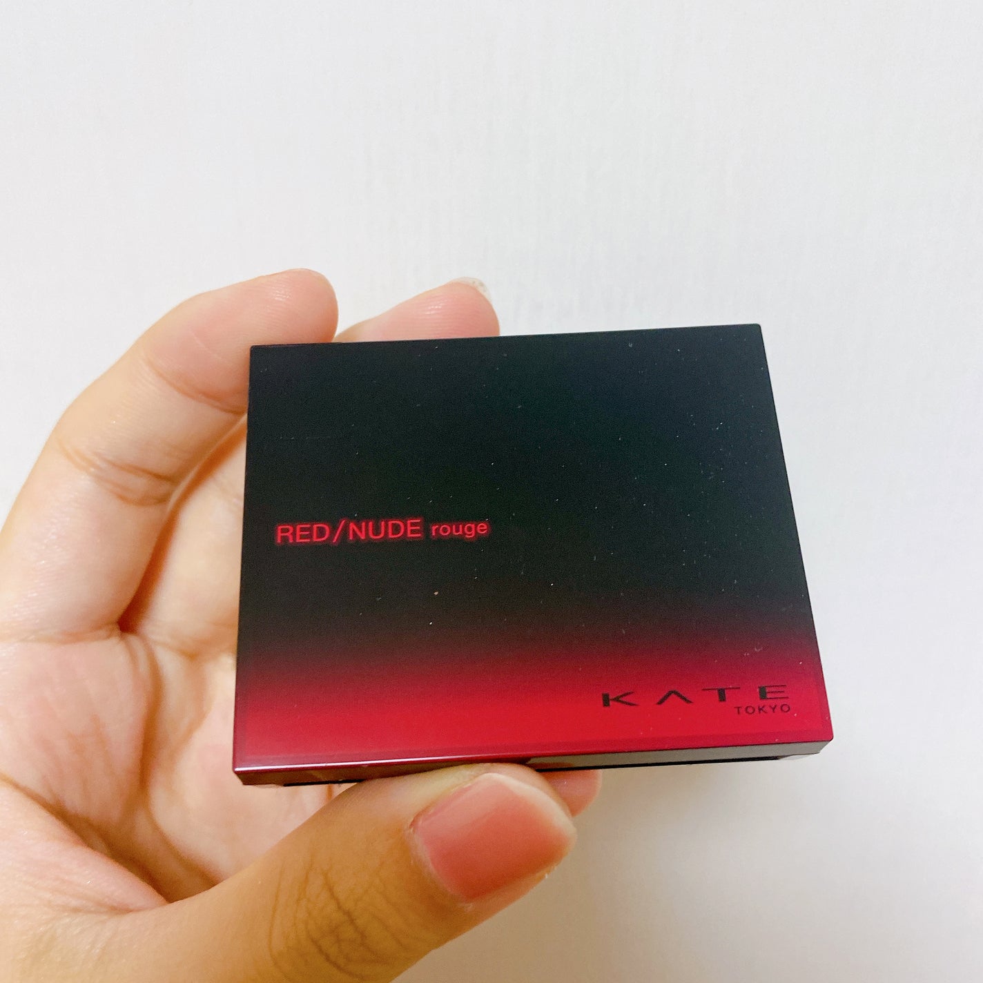 レッドヌードルージュ (エアリーマット)/KATE/口紅を使ったクチコミ(9枚目)