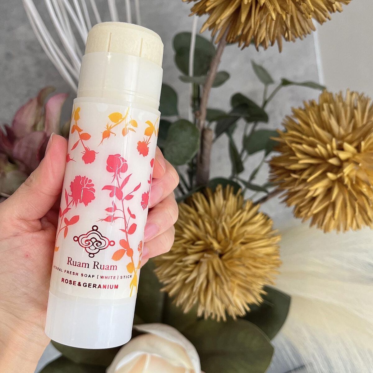 生せっけん スティック [ホワイト] オリジナル/Ruam Ruam/洗顔石鹸を使ったクチコミ（2枚目）