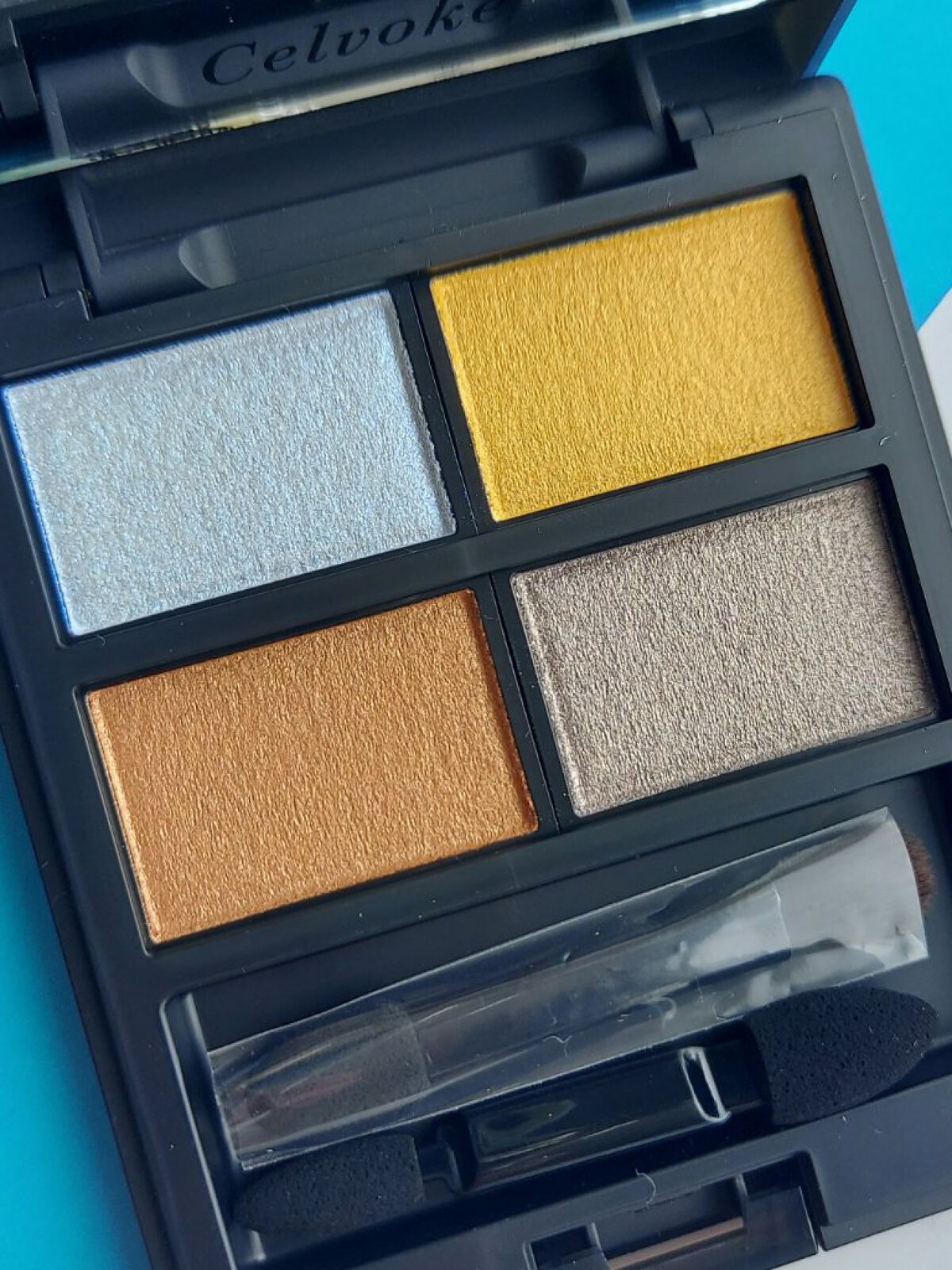 セルヴォーク ヴァティック アイパレット 06 アクアティックイエロー/Celvoke/アイシャドウパレットを使ったクチコミ（3枚目）
