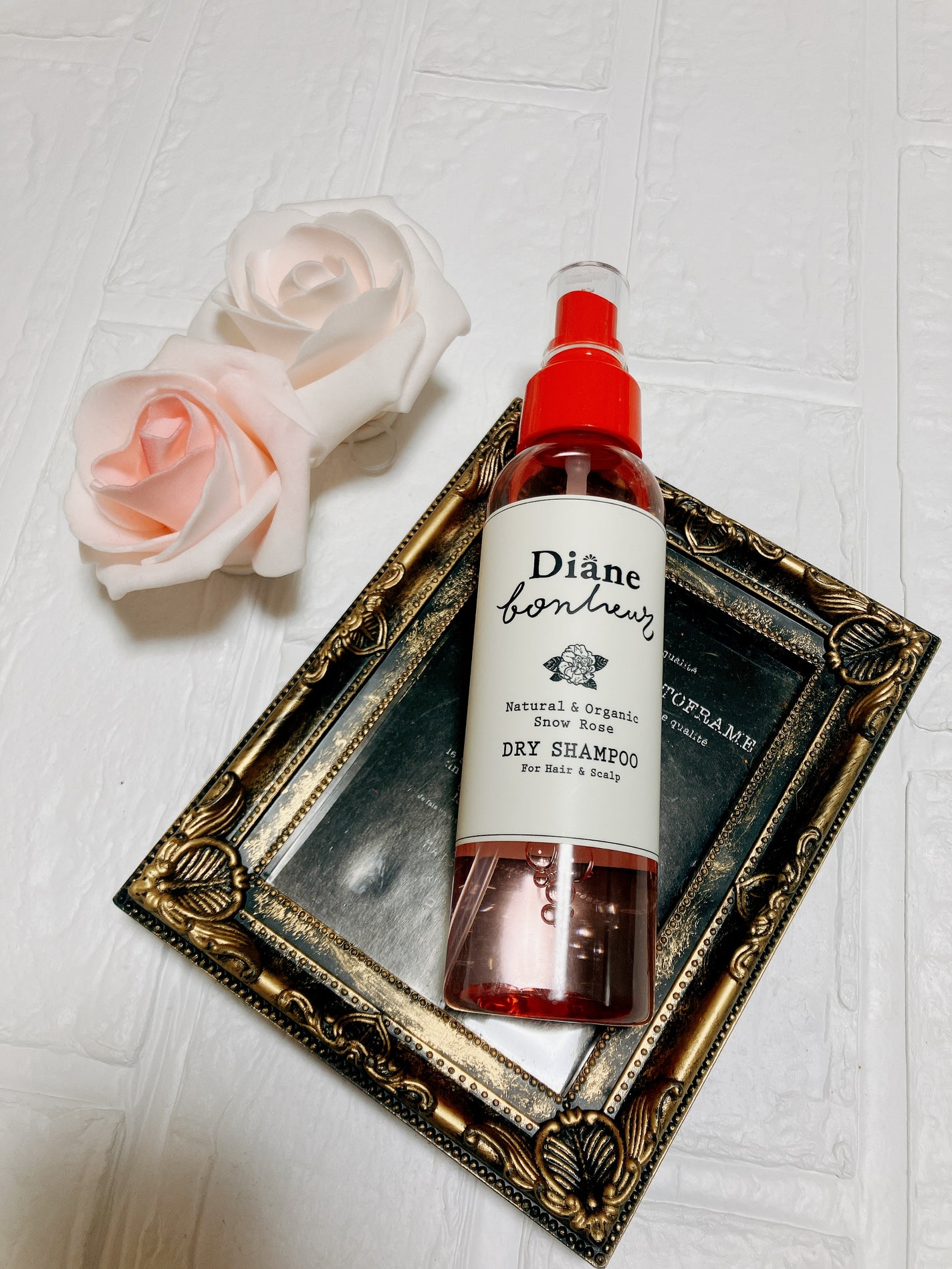 ダイアンボヌール ドライシャンプー スノーローズ/ダイアン/ドライシャンプーを使ったクチコミ(1枚目)