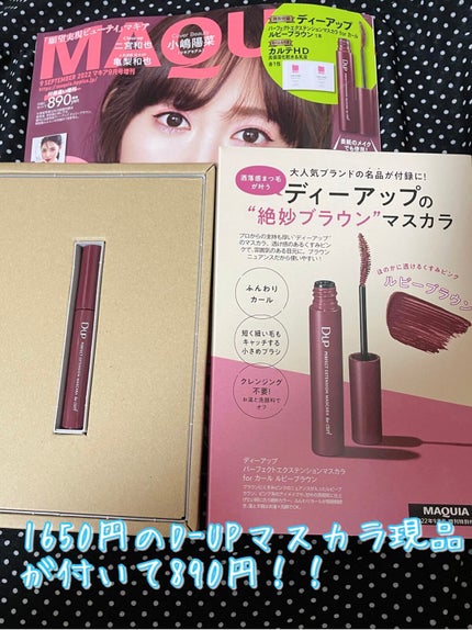 パーフェクトエクステンション マスカラ for カール/D-UP/マスカラを使ったクチコミ(1枚目)