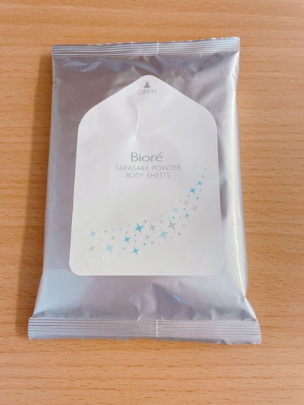 ビオレさらさらパウダーシート 薬用デオドラント 無香料 /ビオレ/ボディシートを使ったクチコミ(1枚目)