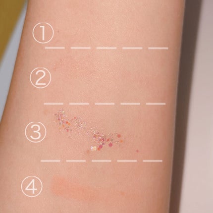 エアリー トゥインクル アイパレット 2021 Green Holidays Edition/innisfree/アイシャドウパレットを使ったクチコミ(5枚目)