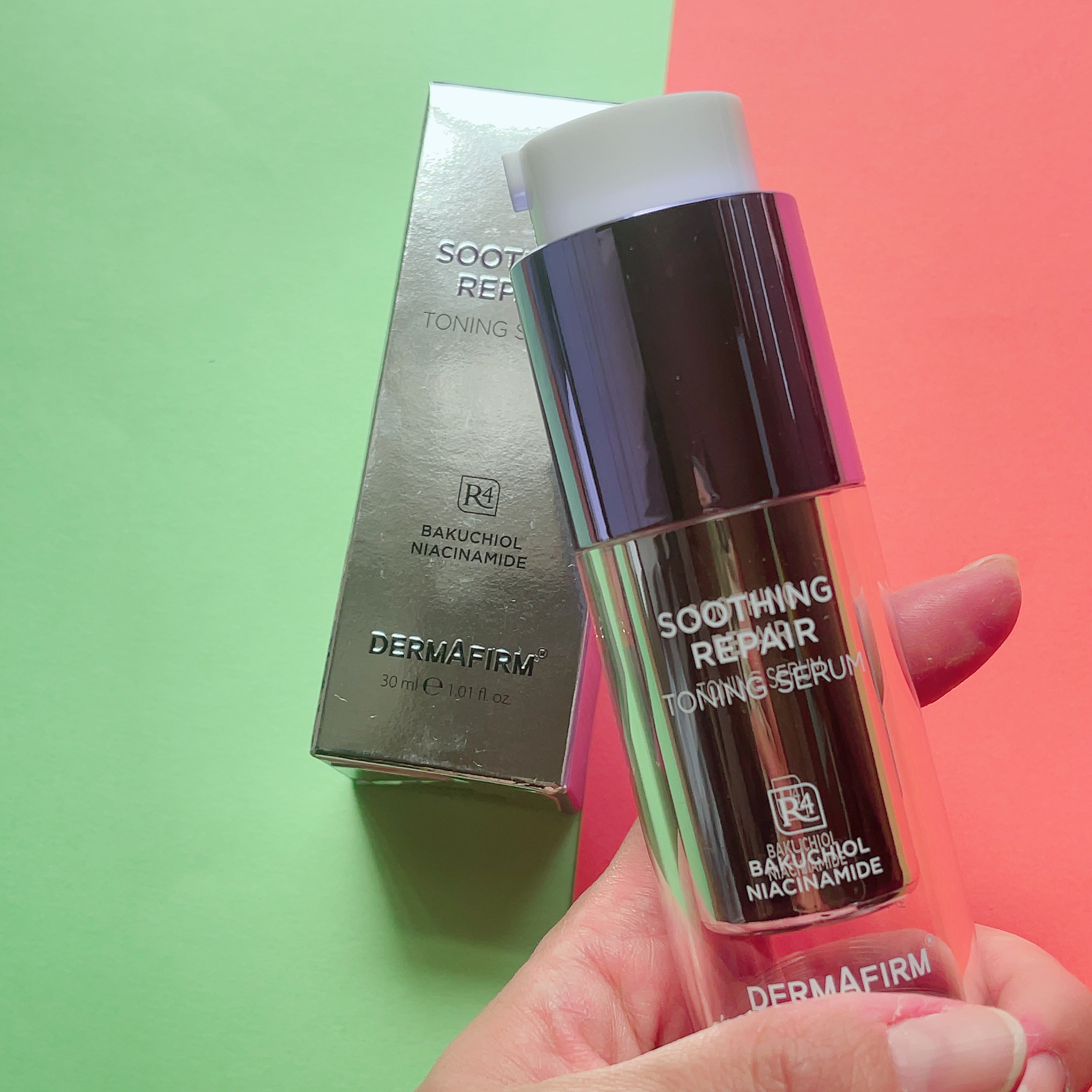 SOOTHING REPAIR TONING SERUM R4/ダーマファーム/美容液を使ったクチコミ（3枚目）