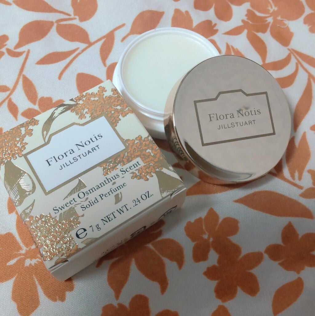 スウィートオスマンサス ソリッドパフューム/Flora Notis JILL STUART/練り香水を使ったクチコミ(1枚目)