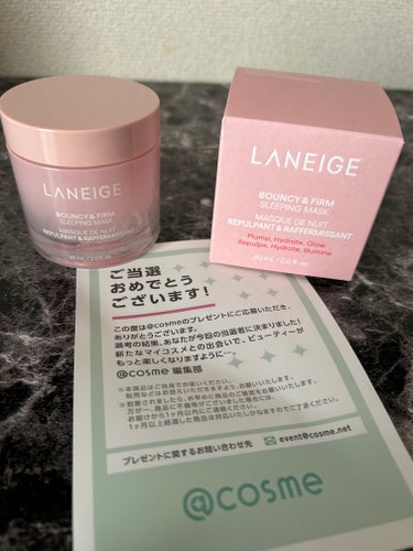 ウォータースリーピングマスク/LANEIGE/フェイスクリームを使ったクチコミ（1枚目）