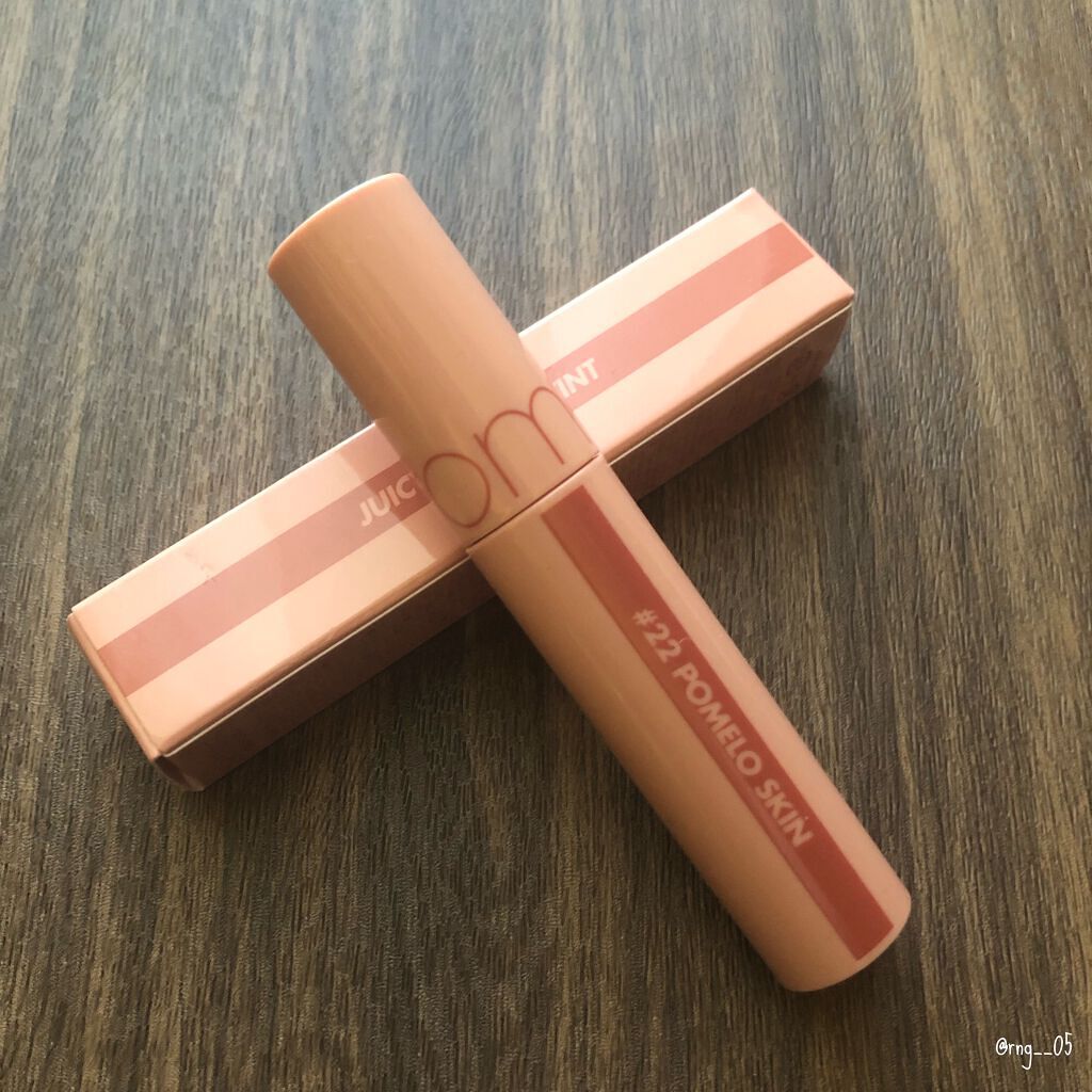 ジューシーラスティングティント/rom&nd/リップティントを使ったクチコミ（1枚目）