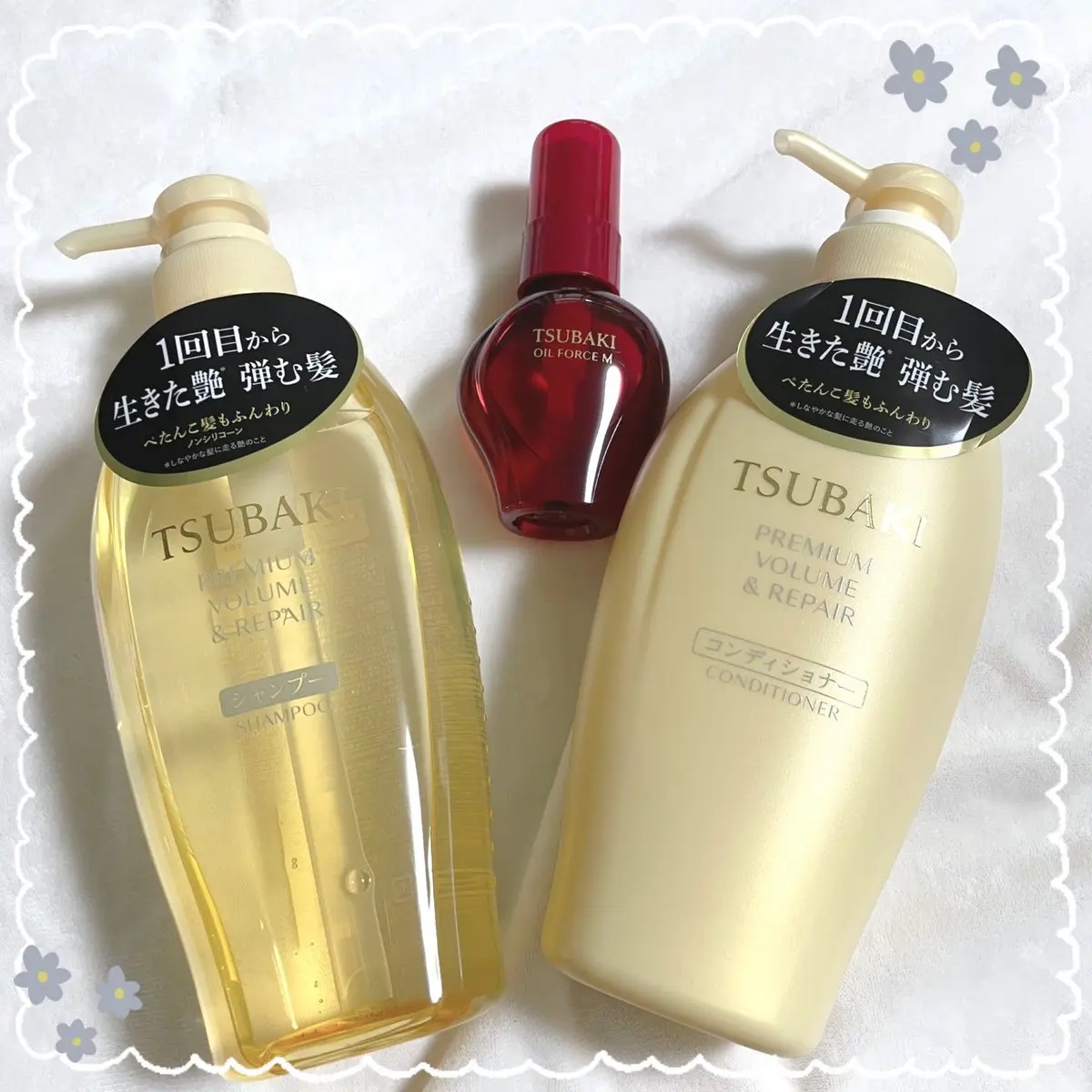 TSUBAKI プレミアム ボリューム＆リペア シャンプー/コンディショナー/TSUBAKI/市販シャンプーを使ったクチコミ（1枚目）